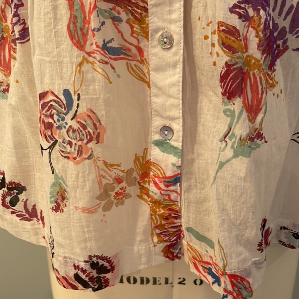 Women’s Free People button down shirt size M - Picture 3 of 13